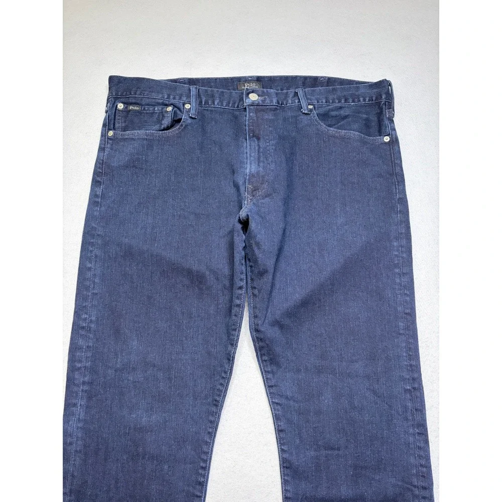 Polo‎ Ralph Lauren Jeans Mens 40x34 Blue Varick Slim Straight Stretch Indigo